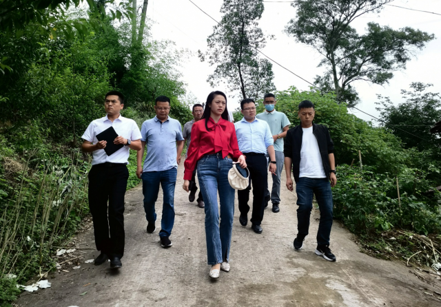 区委副书记张家芳同志带队开展巡河工作